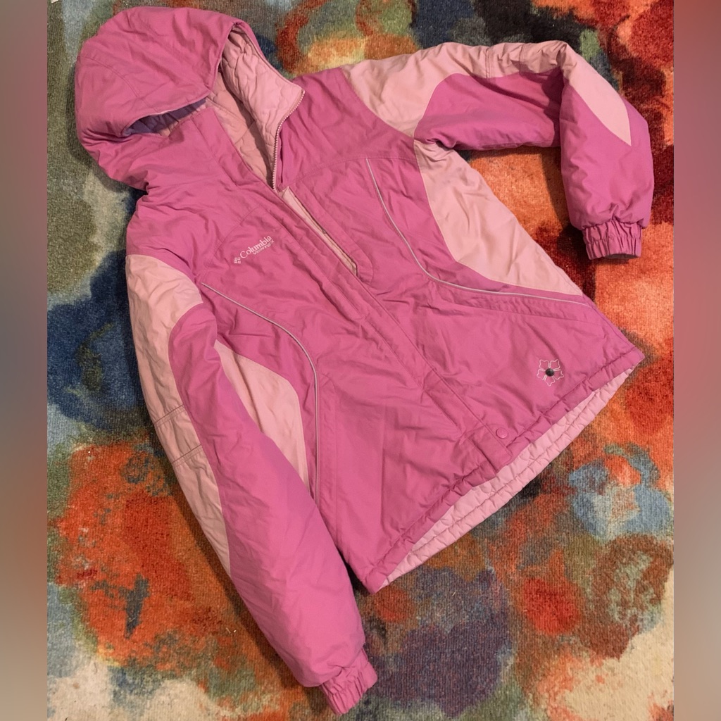 Columbia Vortex Reversible Pink Jacket Girls Size 18/20